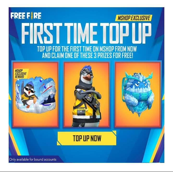 First Time Topup 💎